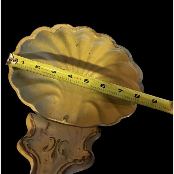 Vintage ROYAL 26” Metal Ladle Spoon Cream Wall Hanging MCM Planter Decor Retro - Picture 10 of 11